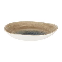 Churchill Stonecast Aqueous Organic Round Bowls Bayou Taupe 253mm alternative