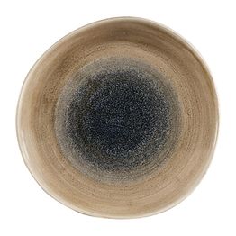 Churchill Stonecast Aqueous Organic Round Bowls Bayou Taupe 253mm