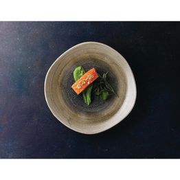 Churchill Stonecast Aqueous Organic Round Plates Bayou Taupe 264mm alternative