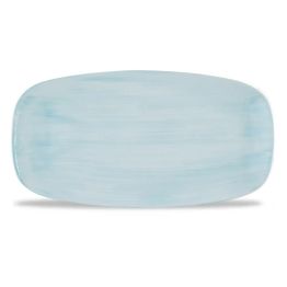 Churchill Stonecast Canvas Breeze Chefs Oblong Plates 288x152mm
