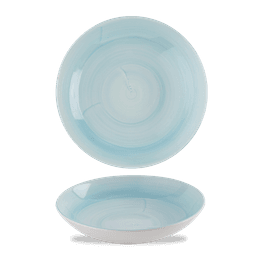 Churchill Stonecast Canvas Breeze Coupe Bowls 184mm