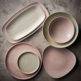 Churchill Stonecast Canvas Natural Chefs Oblong Plates 288x152mm alternative