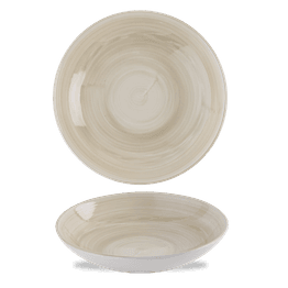 Churchill Stonecast Canvas Natural Evolve Coupe Bowls 247mm