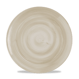 Churchill Stonecast Canvas Natural Evolve Coupe Plates 260mm