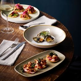 Churchill Stonecast Canvas Natural Walled Plates 260mm alternative