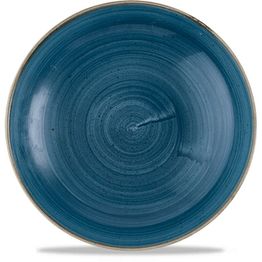 Churchill Stonecast Java Blue Coupe Bowls 184mm