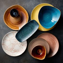 Churchill Stonecast Java Blue Lotus Bowls 228mm alternative