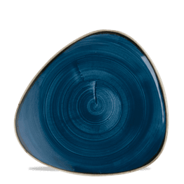Churchill Stonecast Java Blue Lotus Plates 228mm