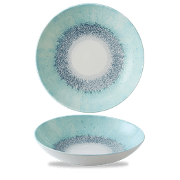 Churchill Studio Prints Fusion Blue Coupe Plate 248mm