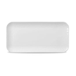Churchill Alchemy Abstract White Shallow Oblong Tray 265mm