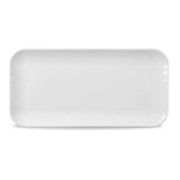 Churchill Alchemy Abstract White Shallow Oblong Tray 300mm