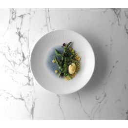 Churchill Bamboo Centre Print Deep Coupe Plates Topaz Blue 255mm alternative