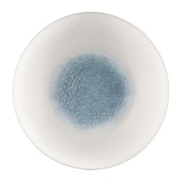 Churchill Bamboo Centre Print Deep Coupe Plates Topaz Blue 281mm