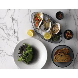 Churchill Bamboo Organic Oval Glass Platter Dusk 295 x 162mm alternative