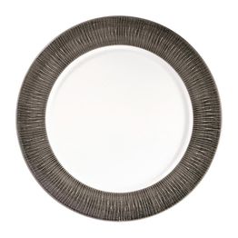 Churchill Bamboo Spinwash Footed Plates Dusk 305mm