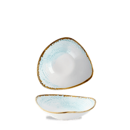 Churchill Homespun Accents Aquamarine Triangle Bowl 185mm