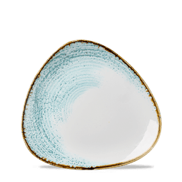 Churchill Homespun Accents Aquamarine Triangle Plate 192mm