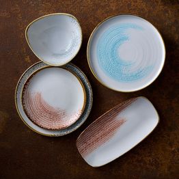 Churchill Homespun Accents Grey Triangle Bowl 235mm alternative