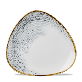 Churchill Homespun Accents Grey Triangle Plate 265mm