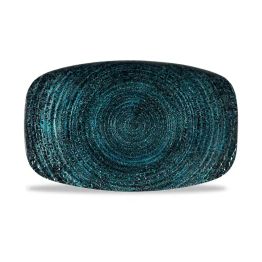 Churchill Homespun Chroma Blue Chefs' Oblong Plates 200mm