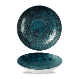 Churchill Homespun Chroma Blue Coupe Bowls 182mm