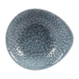 Churchill Raku Round Dish Topaz Blue 185mm