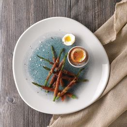 Churchill Raku Round Trace Plate Jade Green 264mm alternative