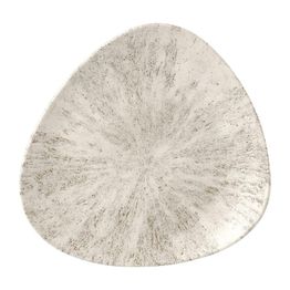 Churchill Stone Agate Grey Lotus Plates 254mm