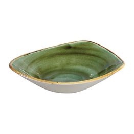 Churchill Stonecast Triangular Bowls Samphire Green 235mm alternative