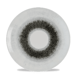 Churchill Studio Prints Fusion Black Evolve Coupe Plates 260mm