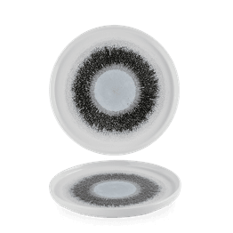 Churchill Studio Prints Fusion Black Walled Plates 210mm