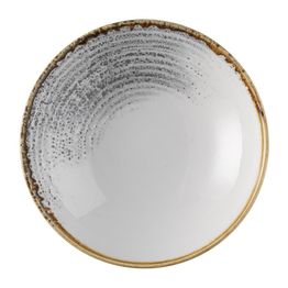 Churchill Studio Prints Homespun Accents Jasper Coupe Bowl Grey 184mm