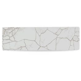 Churchill Studio Prints Kintsugi Agate Grey Oblong Plates 300x90mm