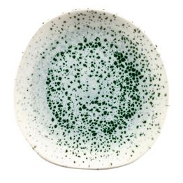 Churchill Studio Prints Mineral Green Centre Print Organic Round Plates 186mm