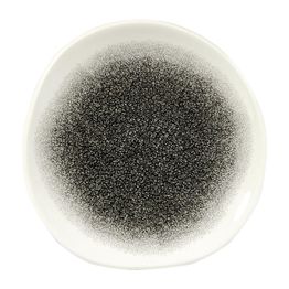Churchill Studio Prints Raku Round Trace Plates Quartz Black 186mm