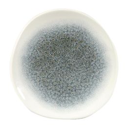Churchill Studio Prints Raku Round Trace Plates Topaz Blue 186mm