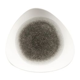 Churchill Studio Prints Raku Triangle Plates Quartz Black 311mm