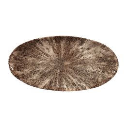 Churchill Studio Prints Stone Chefs Plates Zircon Brown 347 x 173mm