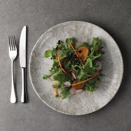 Churchill Studio Prints Stone Coupe Plates Agate Grey 260mm alternative