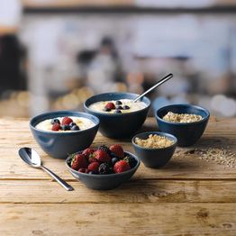 Churchill Super Vitrified Nourish Oslo Blue Contour Deep Bowls 102mm alternative