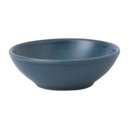 Churchill Super Vitrified Nourish Oslo Contour Shallow Bowl Blue 116mm