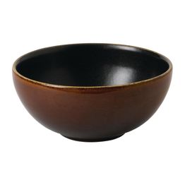 Churchill Super Vitrified Nourish Siena Brown Deep Bowls 155mm