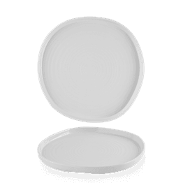 Churchill White Organic Walled Plates 257mm