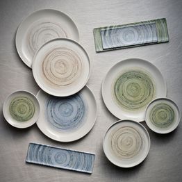 Churchill Elements Dune Walled Plates 210mm alternative