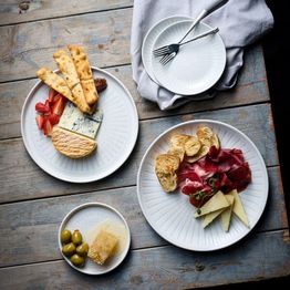 Churchill Era Grey Evolve Coupe Plates 165mm alternative