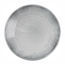 Dudson Harvest Flux Grey Organic Coupe Plate 164mm