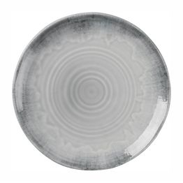 Dudson Harvest Flux Grey Organic Coupe Plate 230mm