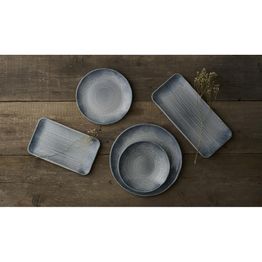 Dudson Harvest Flux Grey Organic Rectangular Platter 179mm alternative