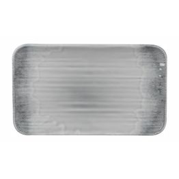 Dudson Harvest Flux Grey Organic Rectangular Platter 179mm