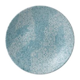 Churchill Med Tiles Deep Coupe Plates Aquamarine 239mm